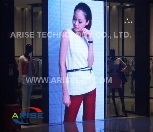 P8 glass led display P10 Transparent LED displayGlass LED display P8P10P12P16P20