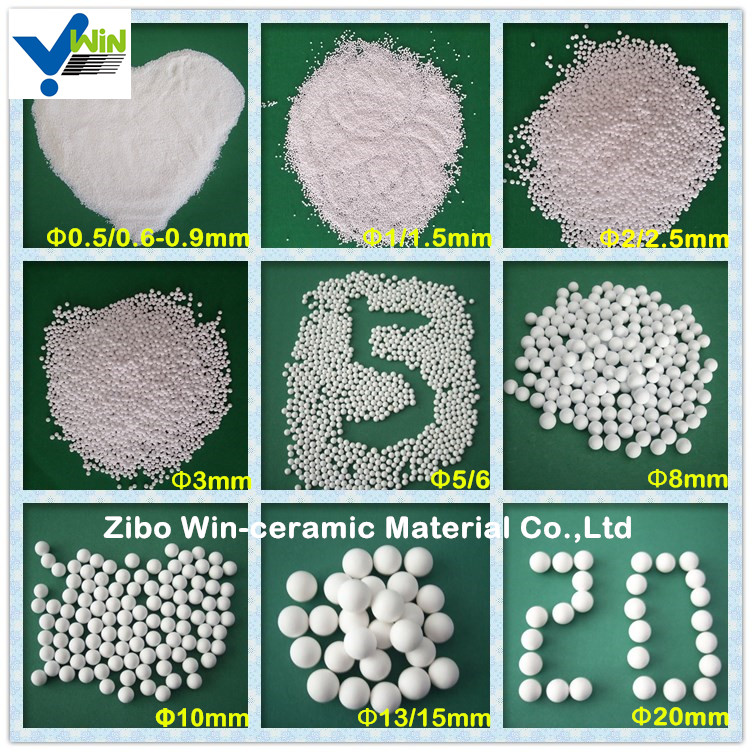 Wear resistant high alumina ceramic ball with good quality