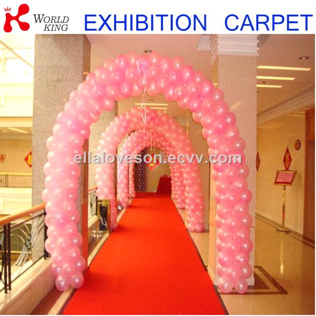 Plain exhibition carpet