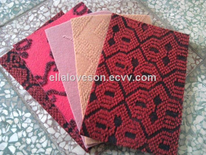 Double jacquard carpet