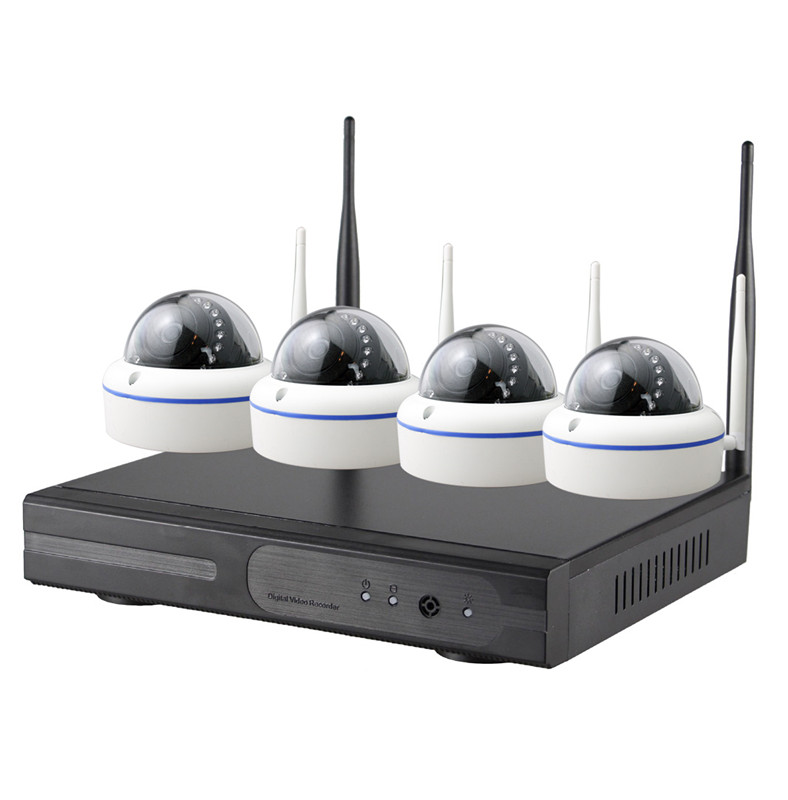 4CH Dome 720P WIFI NVR Kit