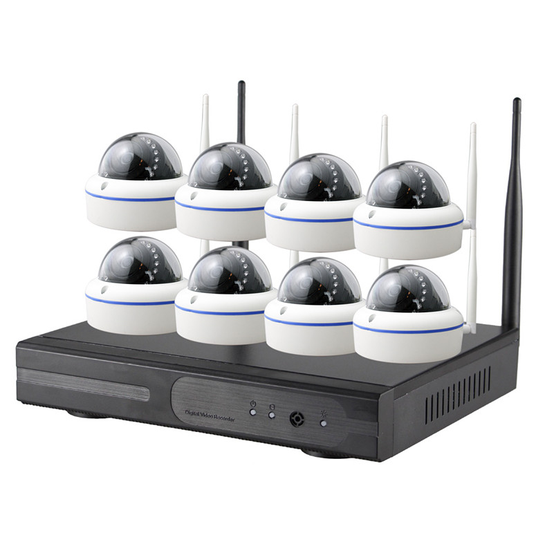 8CH Dome 960P WIFI NVR Kit