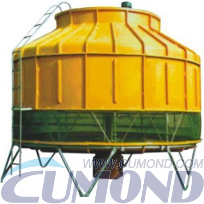 FRP round counter flow cooling tower