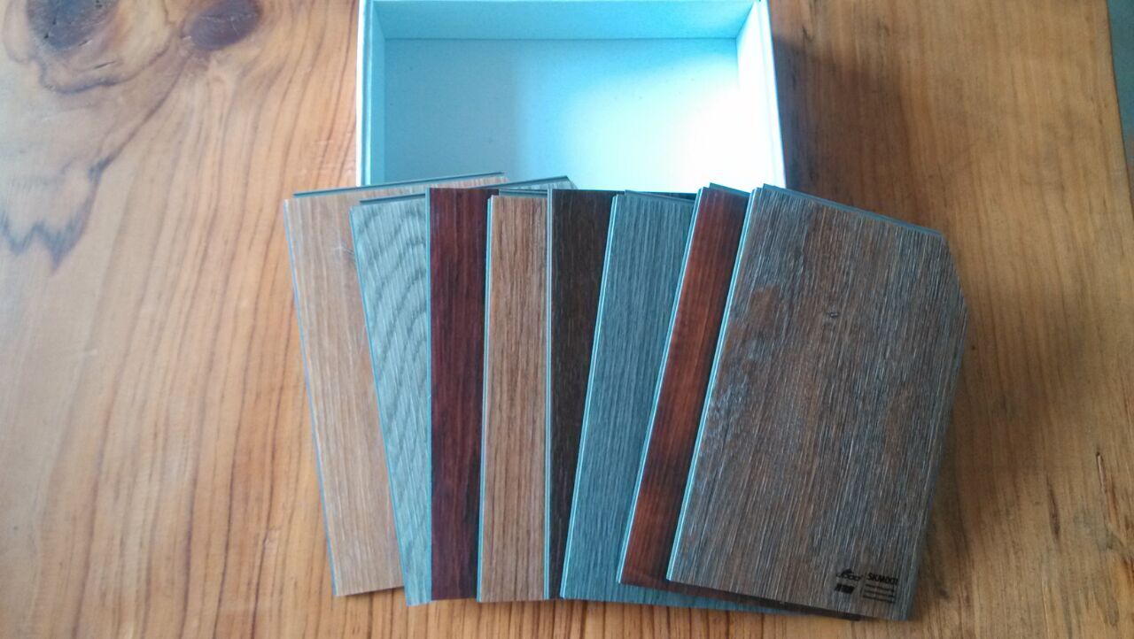 Antiglue Wood Interlocking PVC Floor
