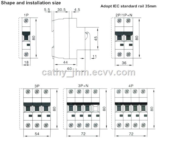 IX100H Miniature Circuit BreakerMCB