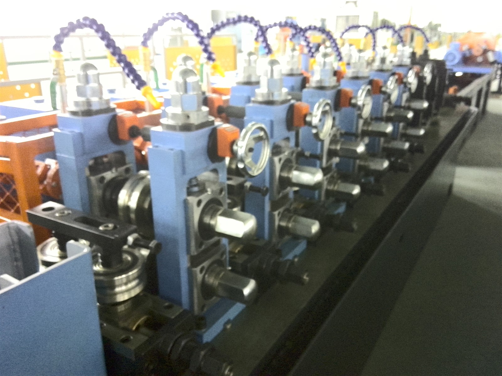 Oil pipe making machine