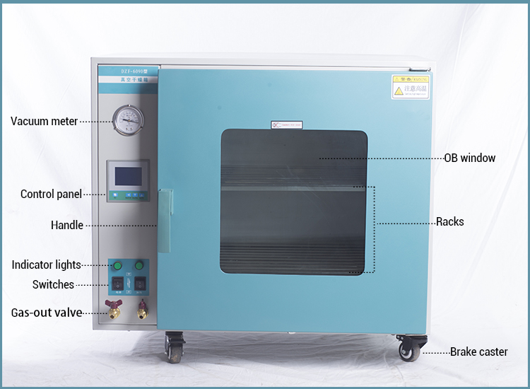 High Temperature Vacuum Oven Laboratory Drying Chamber