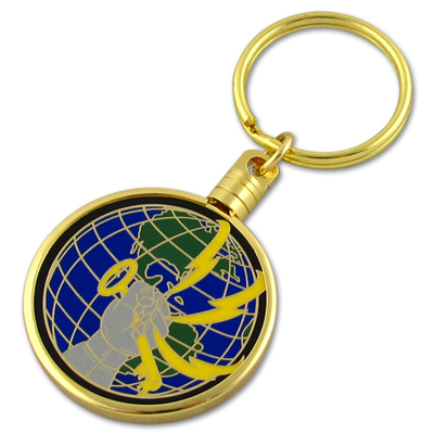 Promotional Custom Metal Coin Souvenir Holder Keychains