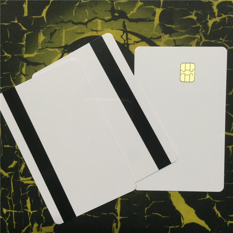 Sle4442 Chip Card with 2 Track 84MM HICO Magnetic Stripe