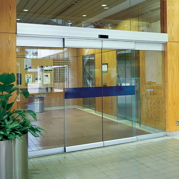 New design Europe style automatic slim sliding door