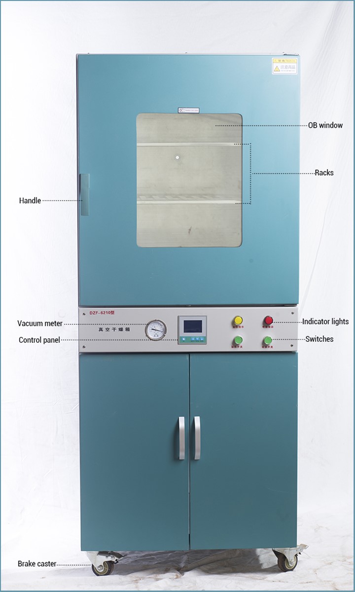 Vertical Constant Temperature Electric Motor Vacuum Drying Chamber