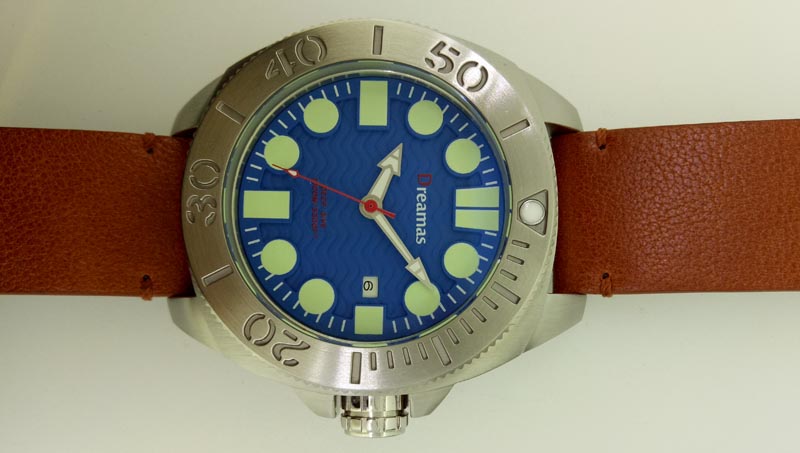 Stainless Steel Diving Watch 1000 Meters Water Resitant