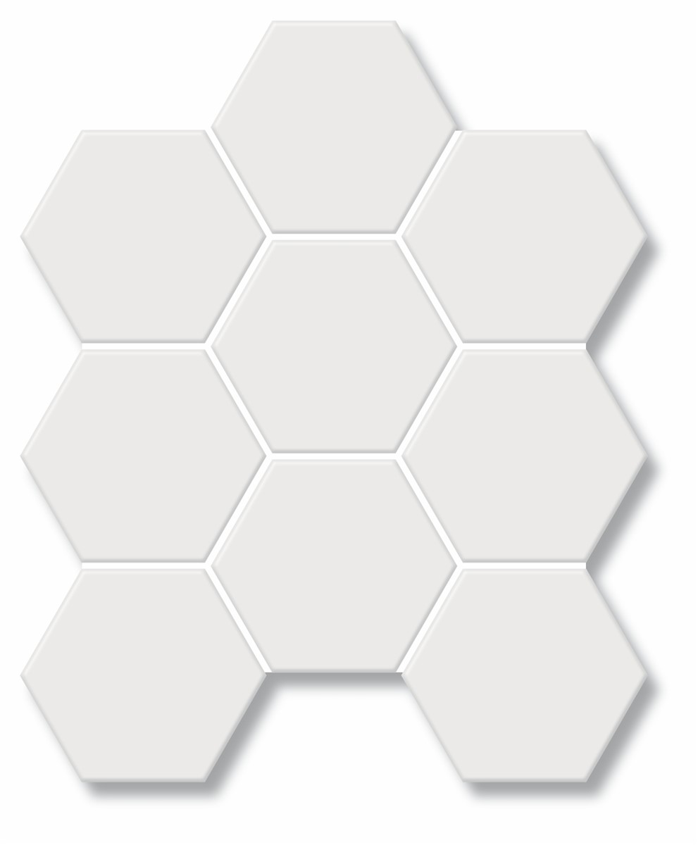 Hexagonal Porcelain Mosaic Tile Hexagonal Porcelain Mosaic Tile