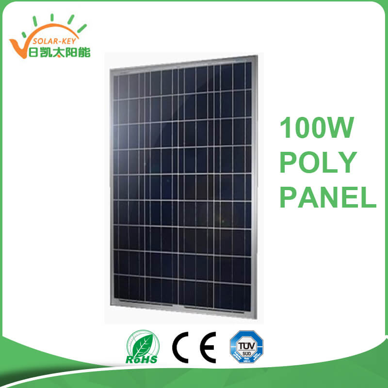 High quality solar moudle 100w 18v poly solar panel