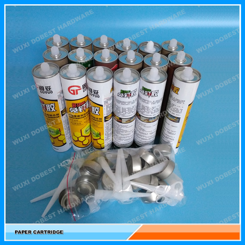 Empty 300ml Liquid Nail Sealant Composite Cartridge