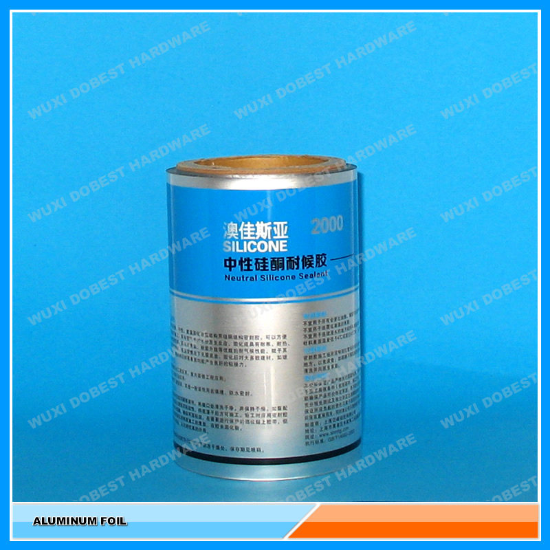 Aluminium sausage composite foil for silicone sealant