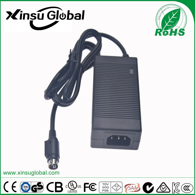 DOE VI approval ac dc 24V 25A power adapter for printer