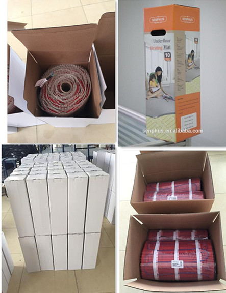 CE VDE approved radiant floor heating cable mat