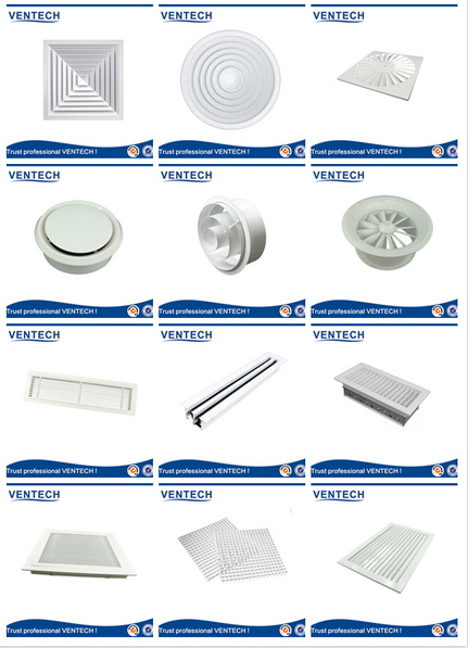 Ventilation supply air diffuser high ceiling air diffsuer