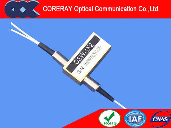 1x2 Mechanical Optical Switches optical switch with low crosstalk