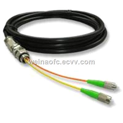 FTTH Fiber Optical Waterproof waterproof Pigtail Patch Cord Cable 2 cores APC Singlemode SM
