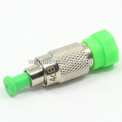 Optical Fiber Plug Type Fixed MaleFemale Attenuator FC APC 130DB