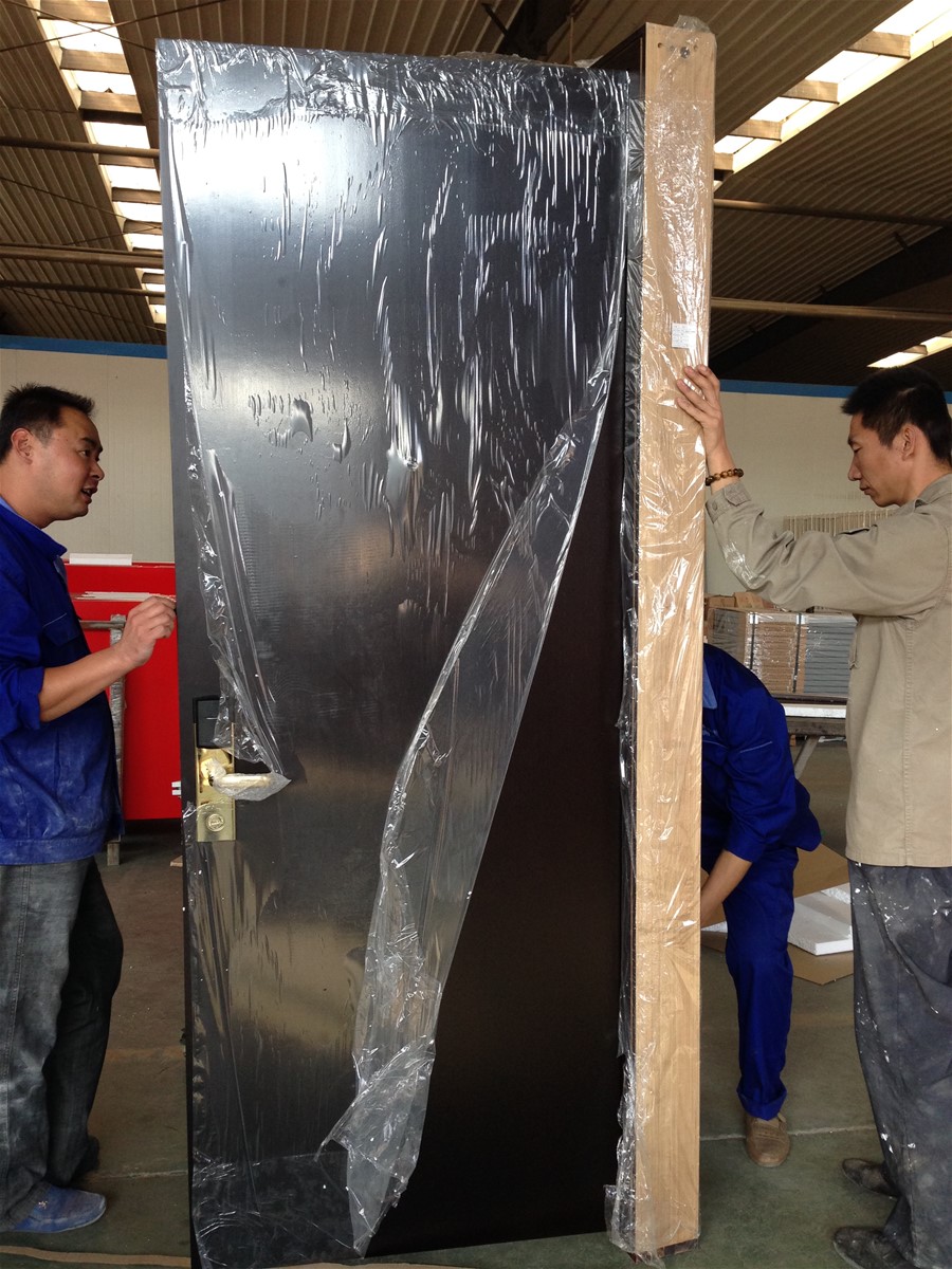 WH intertek solid wood fire door melamine HPL fire board