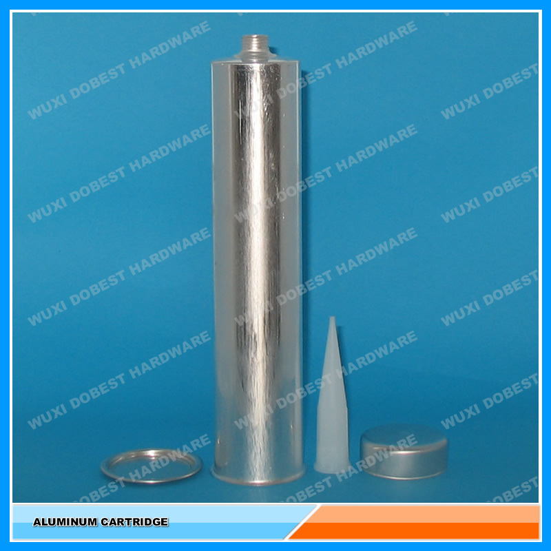 310ml PU Sealant Empty Aluminum cartridge