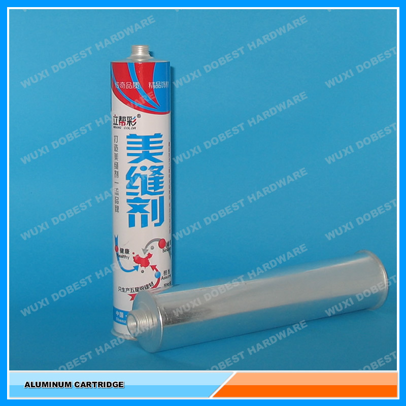 310ml PU Sealant Empty Aluminum cartridge