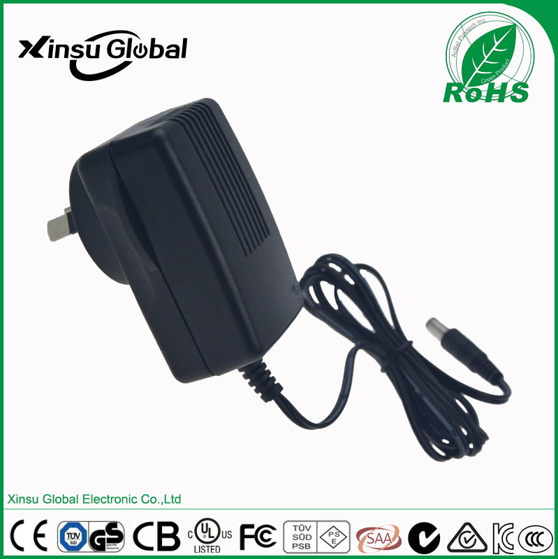 SAA CTICK RCM approval Australia plug AC to DC power adapter 12V 2A