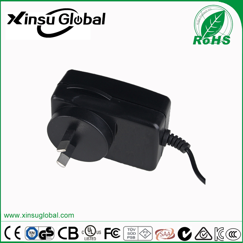 SAA CTICK RCM approval Australia plug AC to DC power adapter 12V 2A