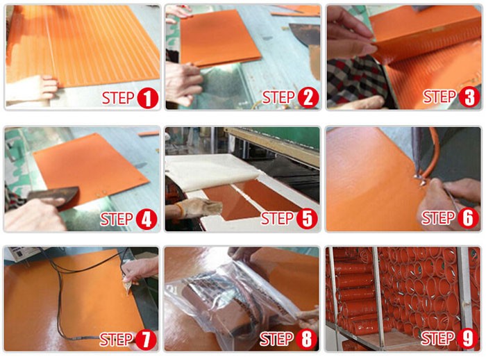 Flexible Silicone Rubber Heater Pad