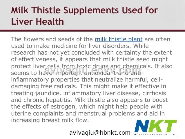 Silymarin 80 Silybin 30 Milk thistle extract