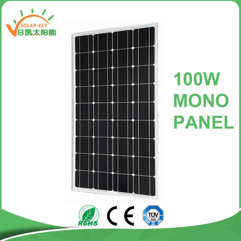TUV approved Cheap high efficiency 100W Mono Solar Panel Pv Module