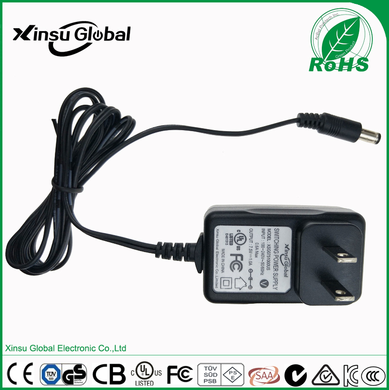 UL cUL FCC approval US plug 24w 24v 1a ac dc power adapter