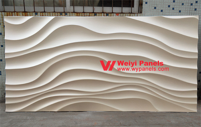 3D Wall Panels in Restaurant Background Wall WY