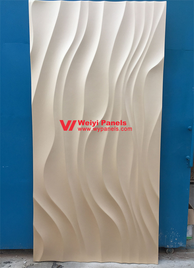 3D Wall Panels in Restaurant Background Wall WY