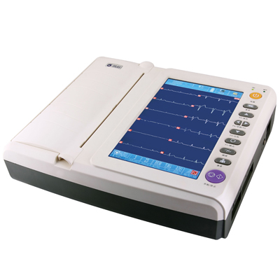 ECG8121 New 12 channel ECG EKG machine Electrocardiograph 12 leads interpretation