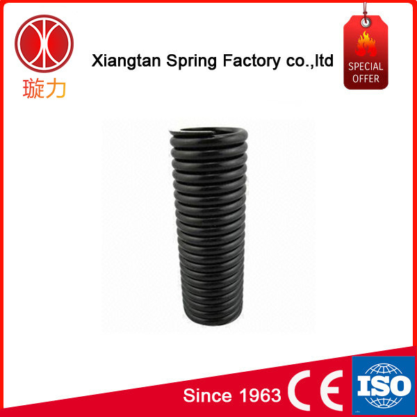 Big suspension coil square wire spring for railway locomotivebig coil spring