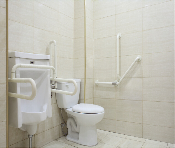 Toilet PVC Disabled Grab Bar