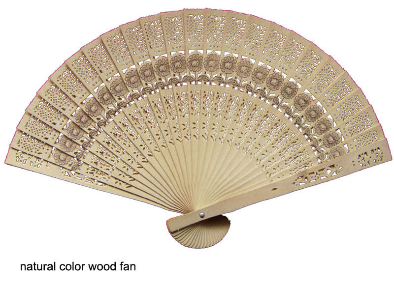 Chinese wood fan hot sale