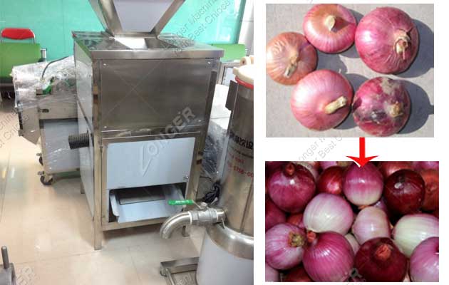 Onion Peeling Machine