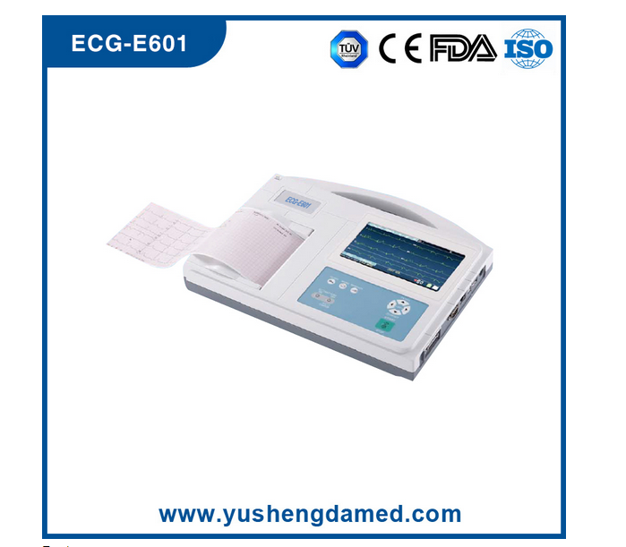 Six Channel Digital ECG Machine ECGE601