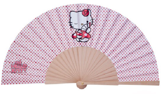 custom made wood hand fan as promotional gift