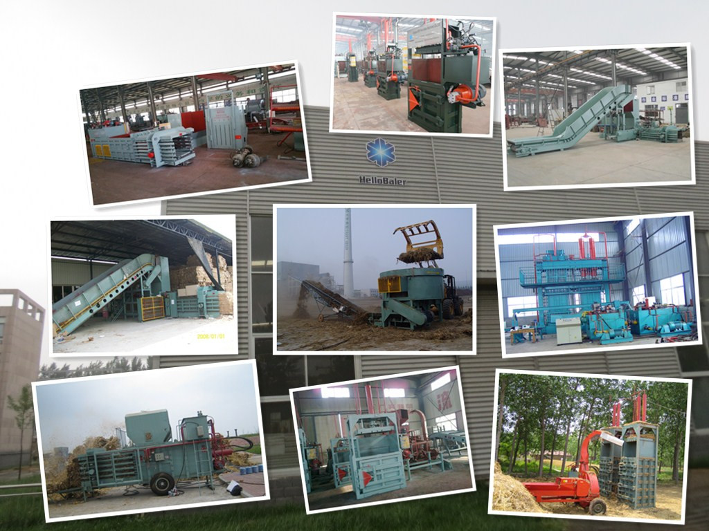 CE Approved Hydraulic Closed Door Baling machine for PlasticPaperIronTextile