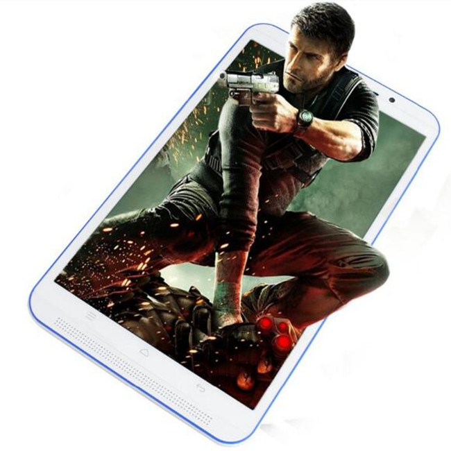 Built in 3G android tablet PC with 8 inch IPS screen dual SIM card slot mtk6582 quad core CPU