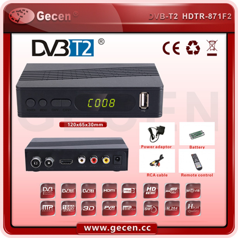 2016 GECEN Zhuhai Gecen HDTR 871F2 settopbox receiver