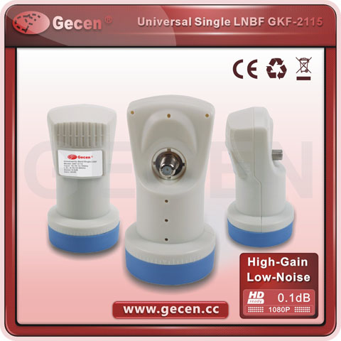 Gecen Universal High Quality KuBand Single LNBLNBF Model GKF2115