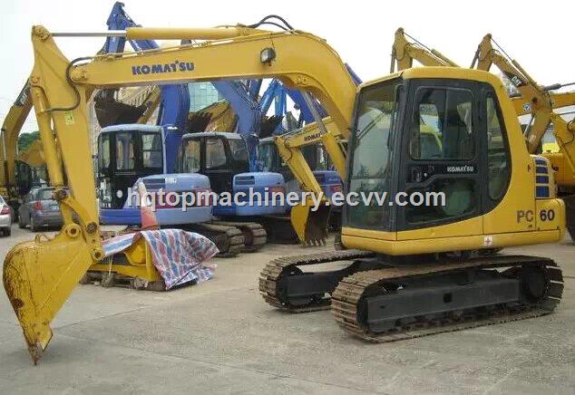 Used Carwler Excavator Mini Komatsu PC607 SecondHand Track Digger