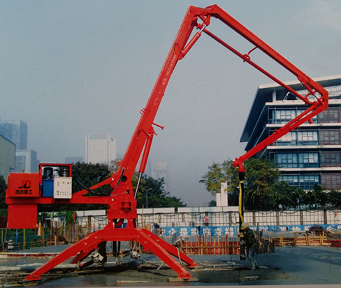 hot sale movable hydraulic concrete placing boom HGY15